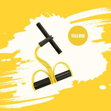 Load image into Gallery viewer, Fit™: 4-Tube Pedal Fitness Rope for Woman & Men - Fitness Gum 4 Tube Resistance Bands Latex Pedal Exerciser Sit-up Pull Rope Expander Elastic Bands Yoga equipment Pilates Workout
