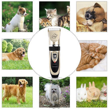 Load image into Gallery viewer, Noise-Free Design Pet Hair Clipper - Rechargeable Dog Trimmer Animal Grooming Cat Cutter Machine Shaver Electric Scissor Remover Haircut