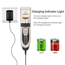 Load image into Gallery viewer, Noise-Free Design Pet Hair Clipper - Rechargeable Dog Trimmer Animal Grooming Cat Cutter Machine Shaver Electric Scissor Remover Haircut
